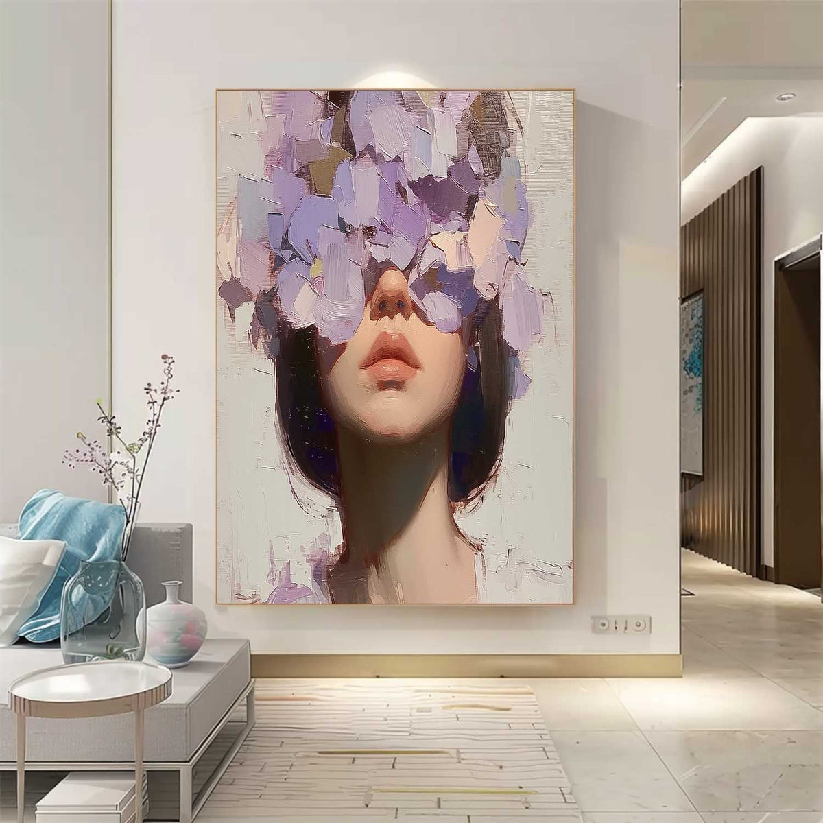 Wall Art Soft People Contemporary Serene