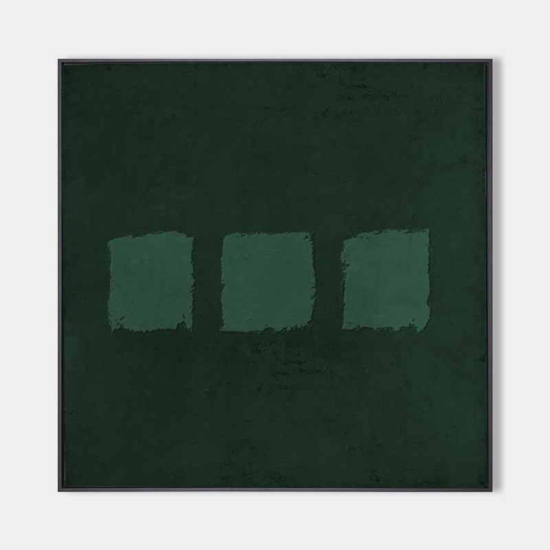 Wall Art Wabi-Sabi Minimalist Green Abstract