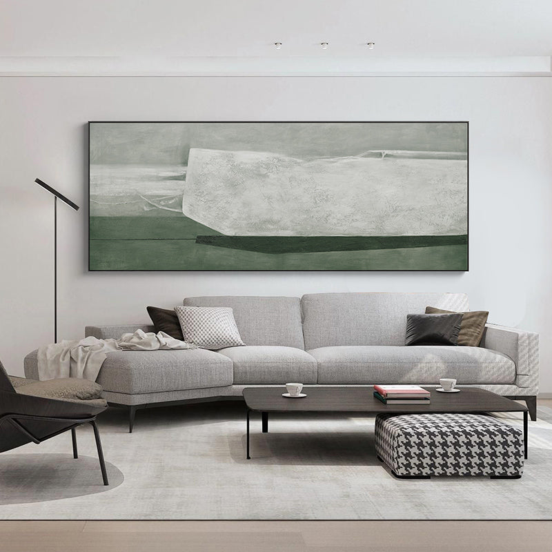 Minimalist Geometric Block Painting