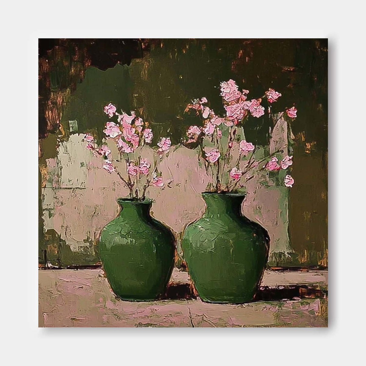Wall Art Bohemian Rustic Floral Abstract