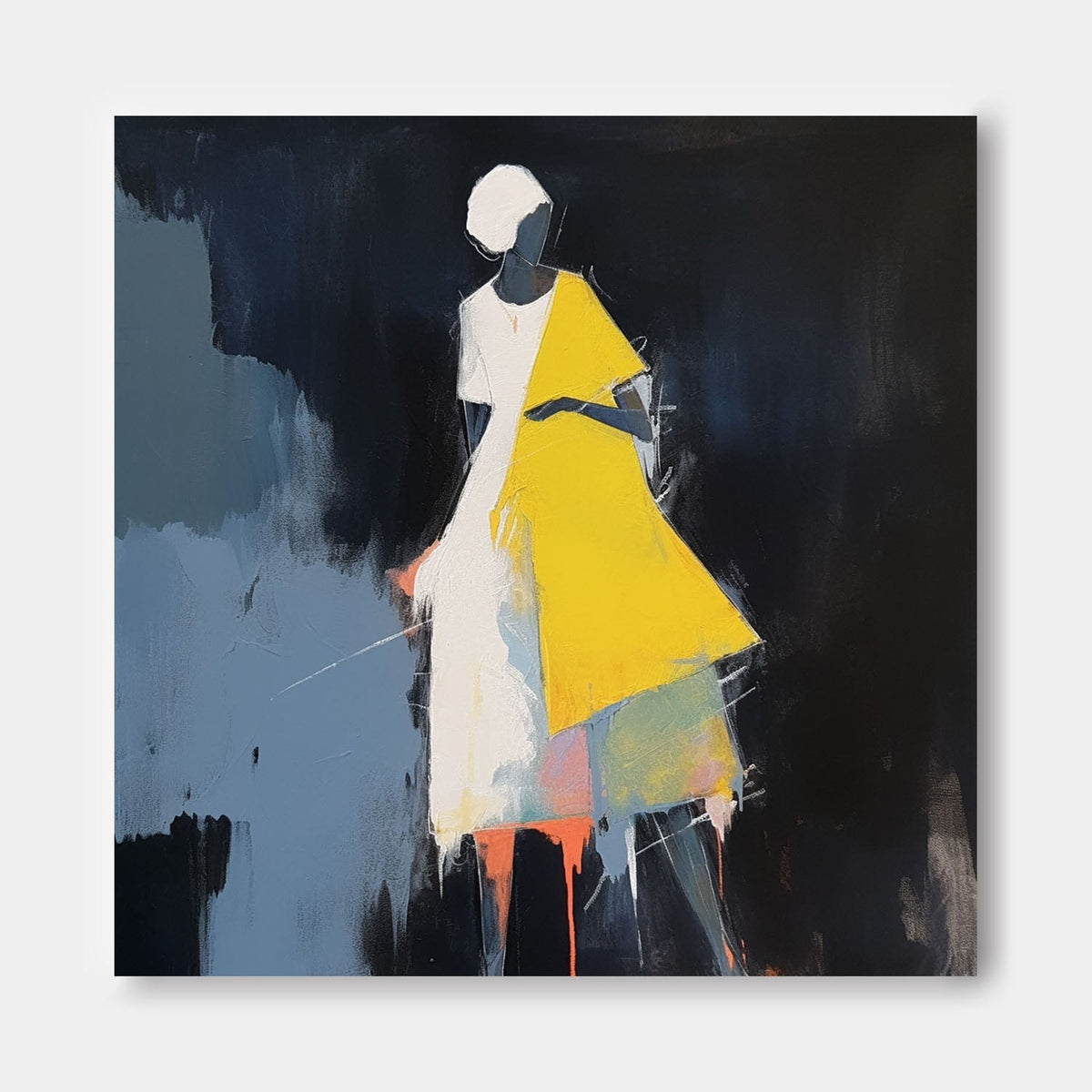Wall Art People Modern Abstract Painterly