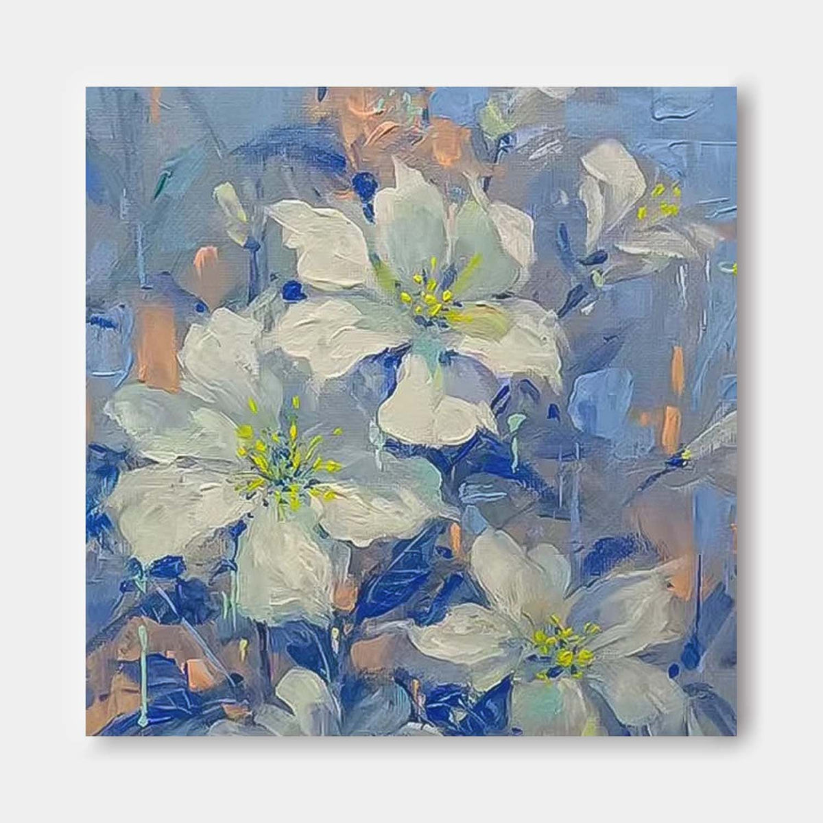 Wall Art Impressionist Flower Serene Calm Nature