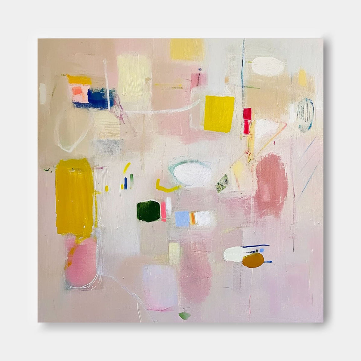 Wall Art Abstract Serene Calm Playful Modern