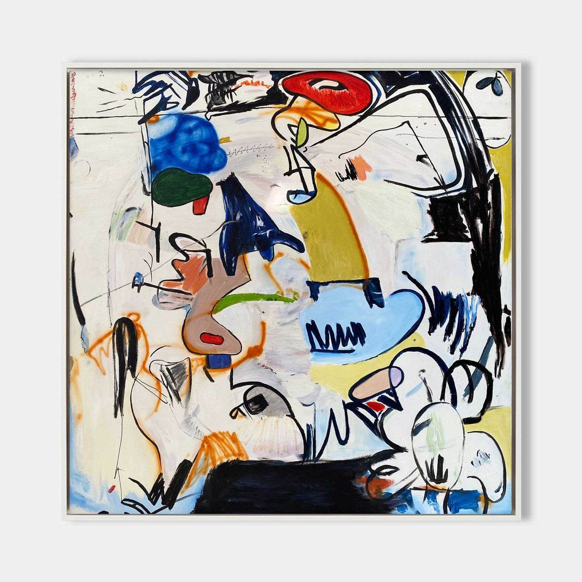Expressionist Vibrant Colorful Gestural Wall Art