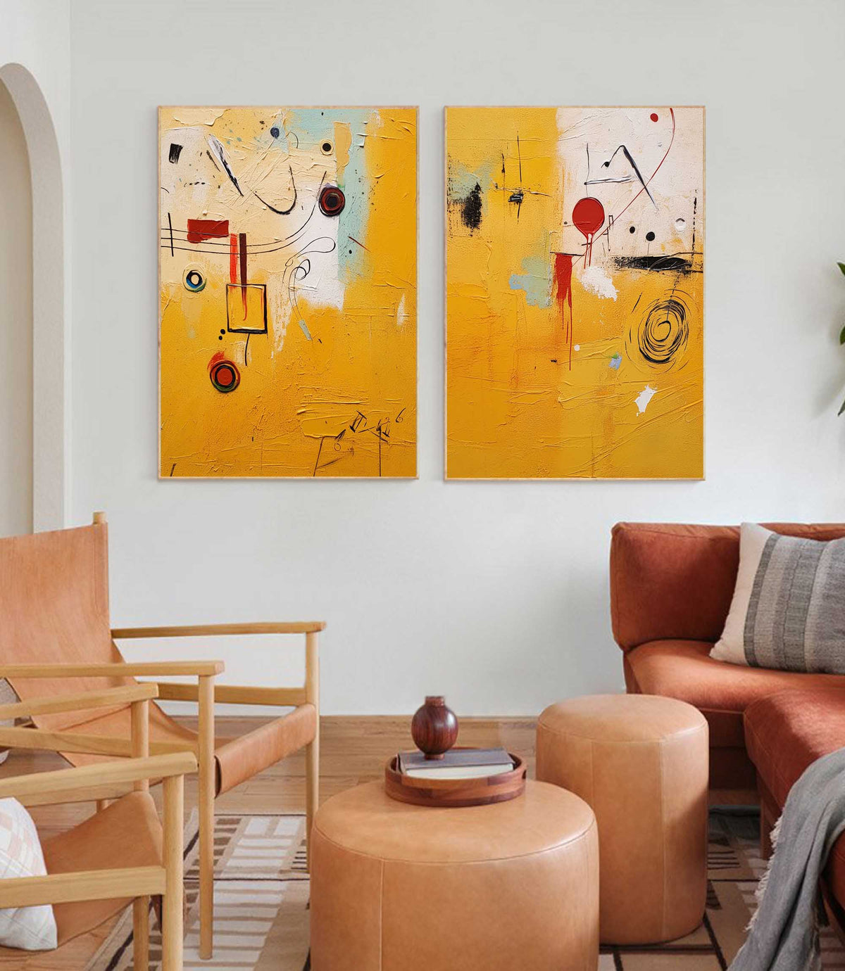Abstract Canvas Art #AB146