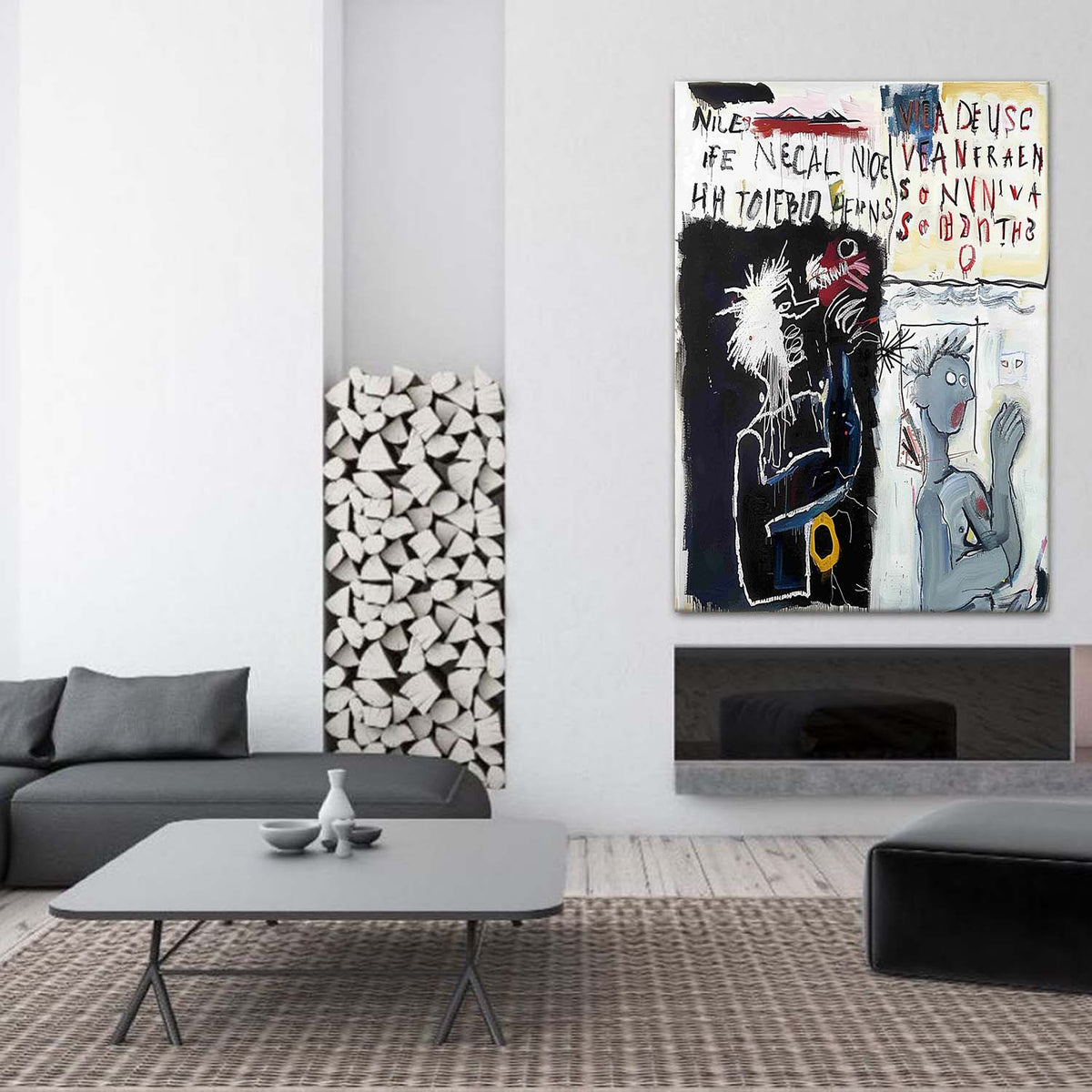 Wall Art Raw Graffiti Basquiat Neo