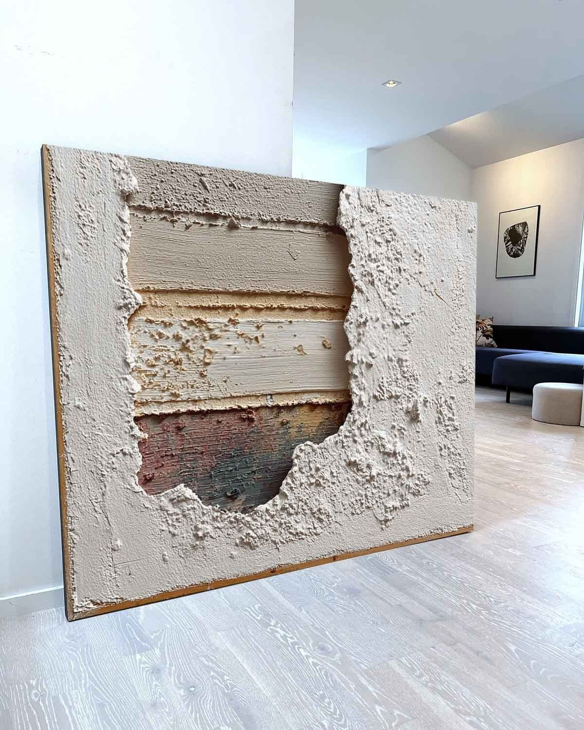 Wabi-Sabi Layered Texture Painting