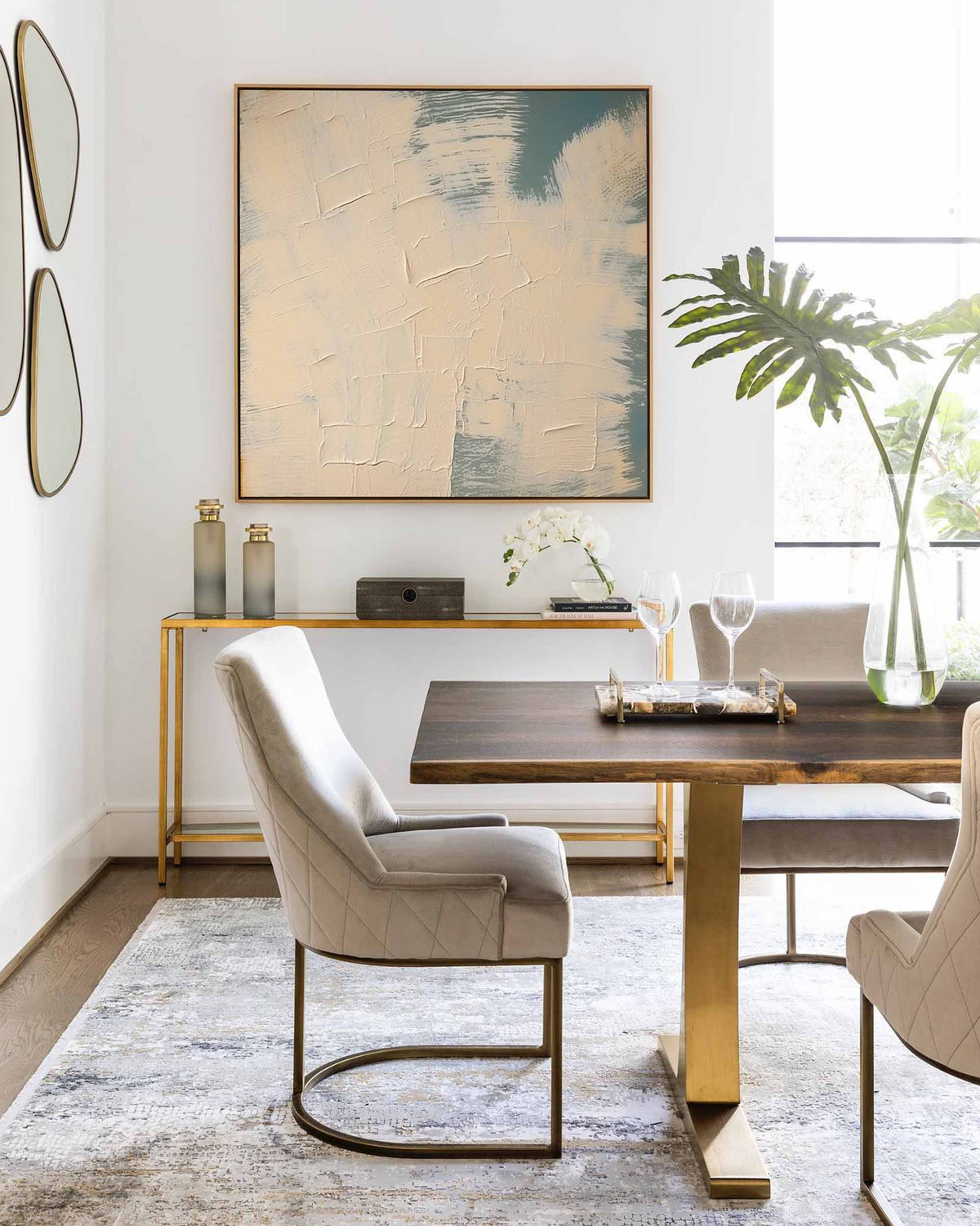 Contemporary Minimalist Neutral Textured Painting