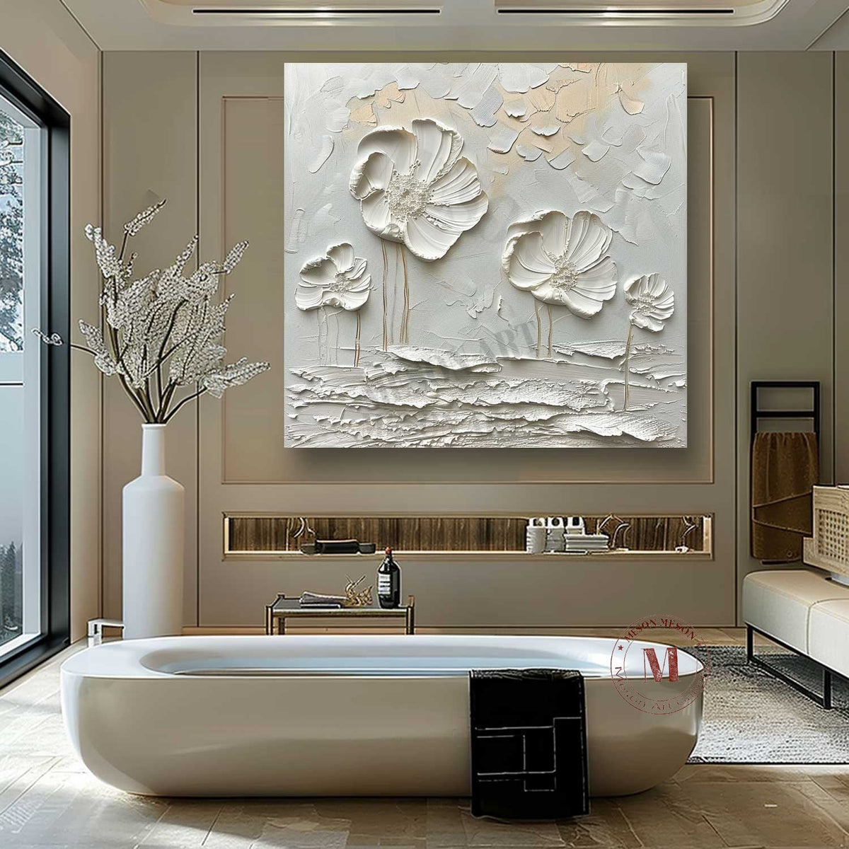 Plaster Art Texture Painting #SG333