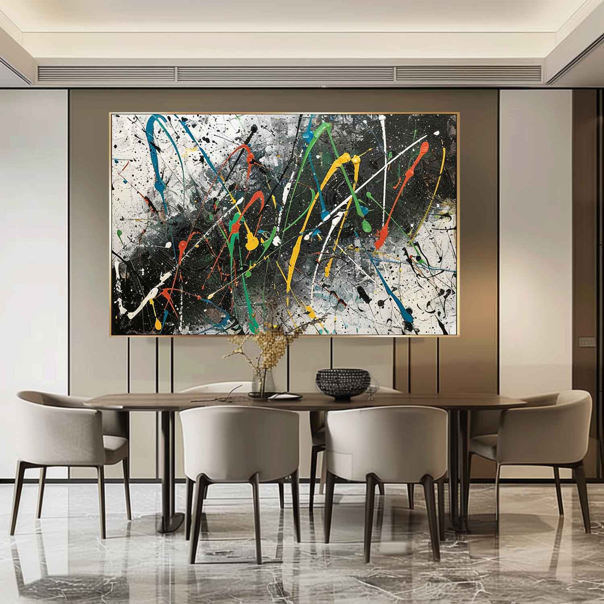 Wall Art Bold Contemporary Abstract Expressionism