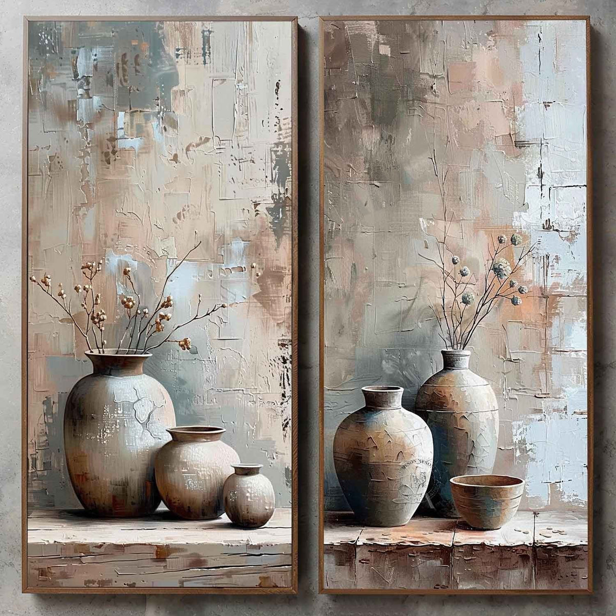 Wabi-Sabi Still Life 2-Piece Painting Set