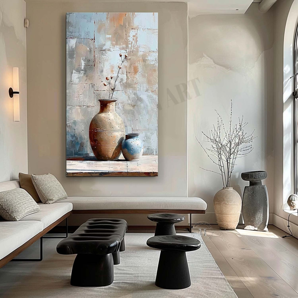 Wall Art Vertical Wabi-Sabi Still Life