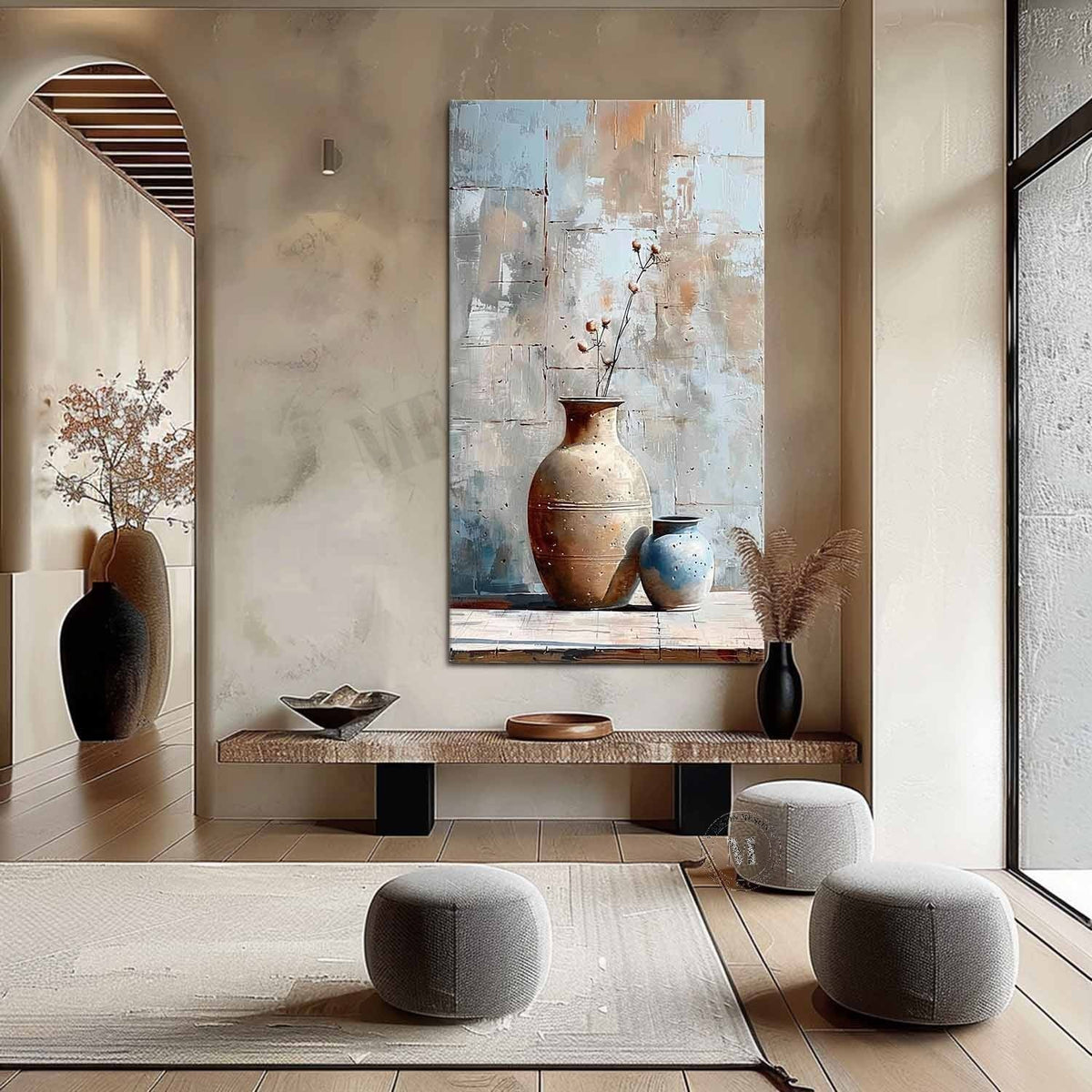 Wall Art Vertical Wabi-Sabi Still Life