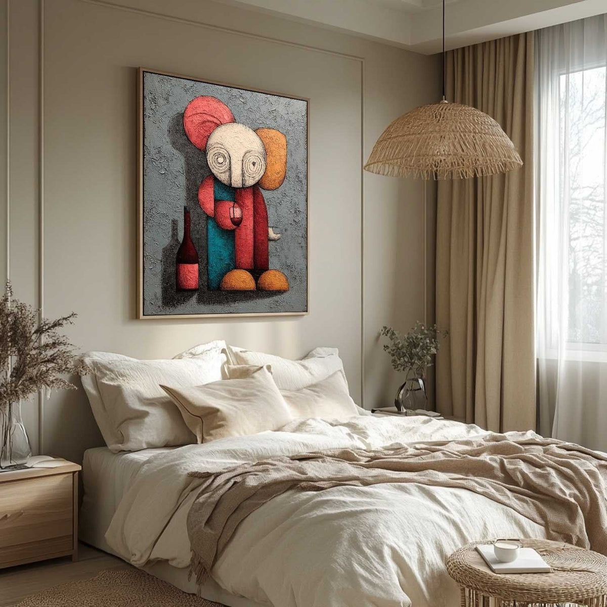 Wall Art Whimsical Kaws Companion