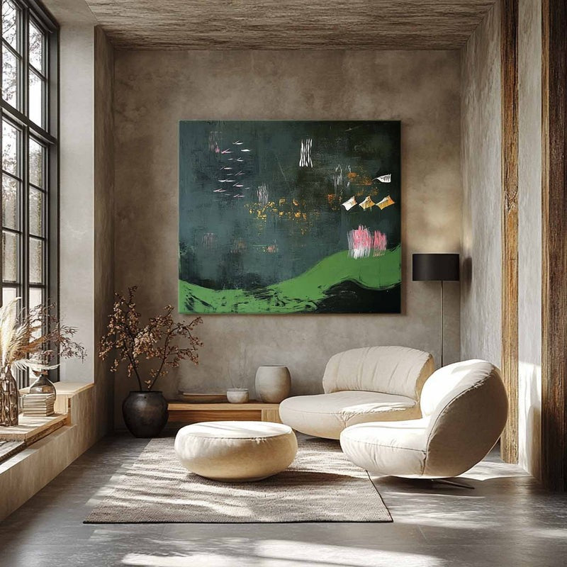 Wall Art Moody Textured Atmospheric Dark