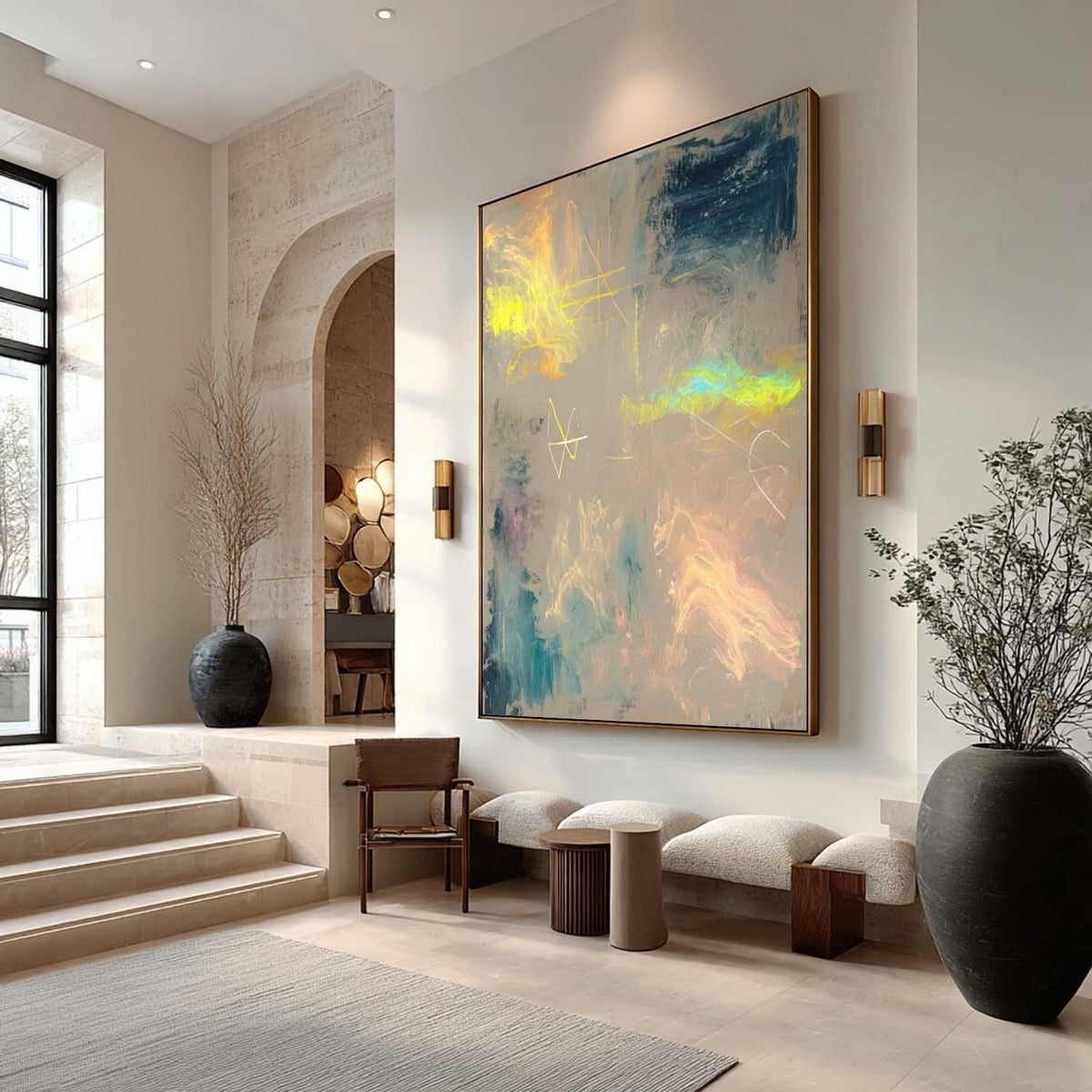 Wall Art Ethereal Iridescent Colorful