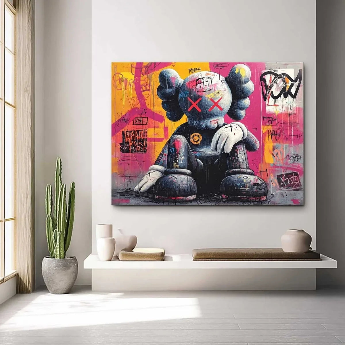 Wall Art Edgy Kaws Companion