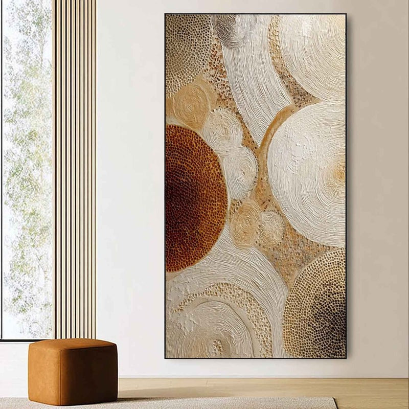 Wall Art Concentric Circle Texture Bohemian