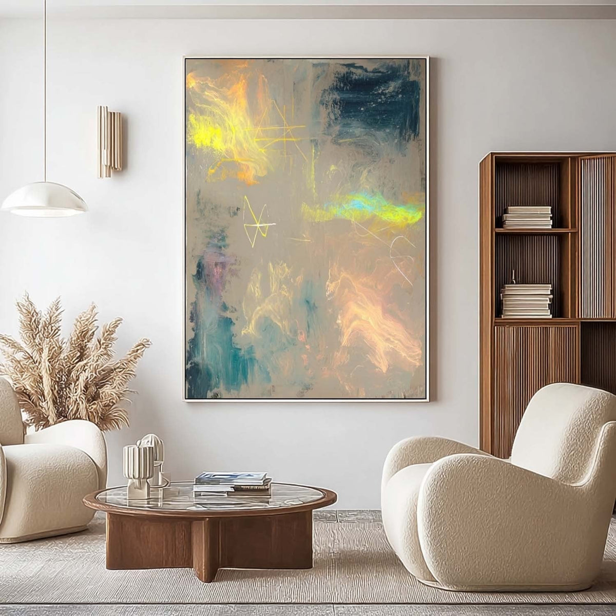 Wall Art Ethereal Iridescent Colorful
