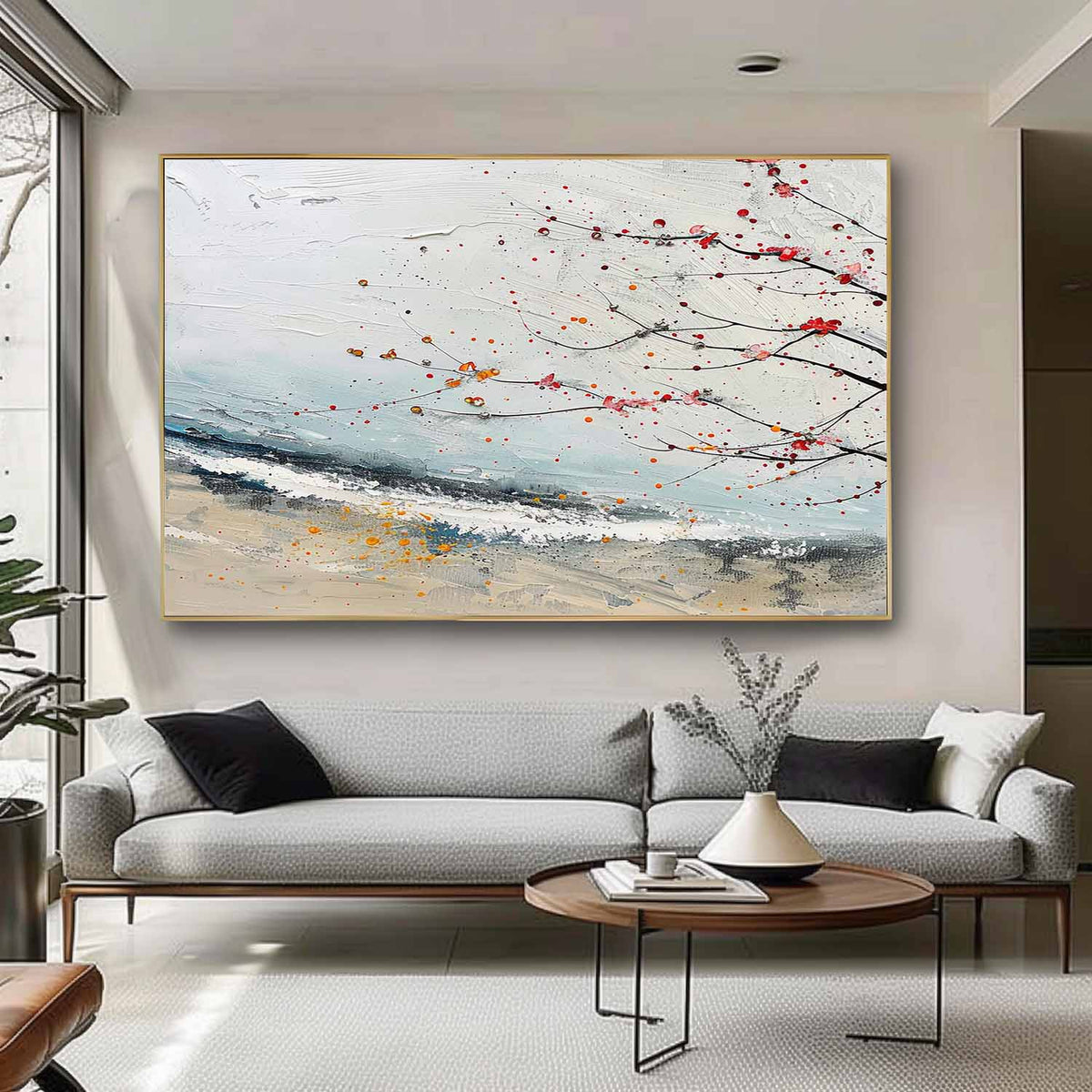 Wall Art Landscape Winter Abstract Atmosphere