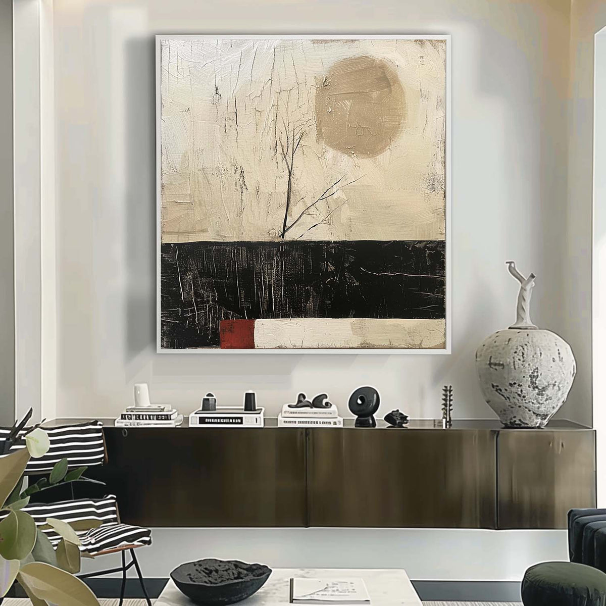 Wall Art Wabi-Sabi Modern Elegant Soft