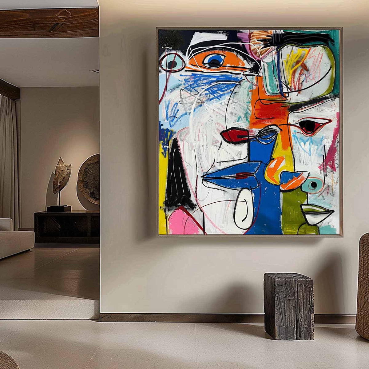 Wall Art Abstract Graffiti Modern Urban Pop