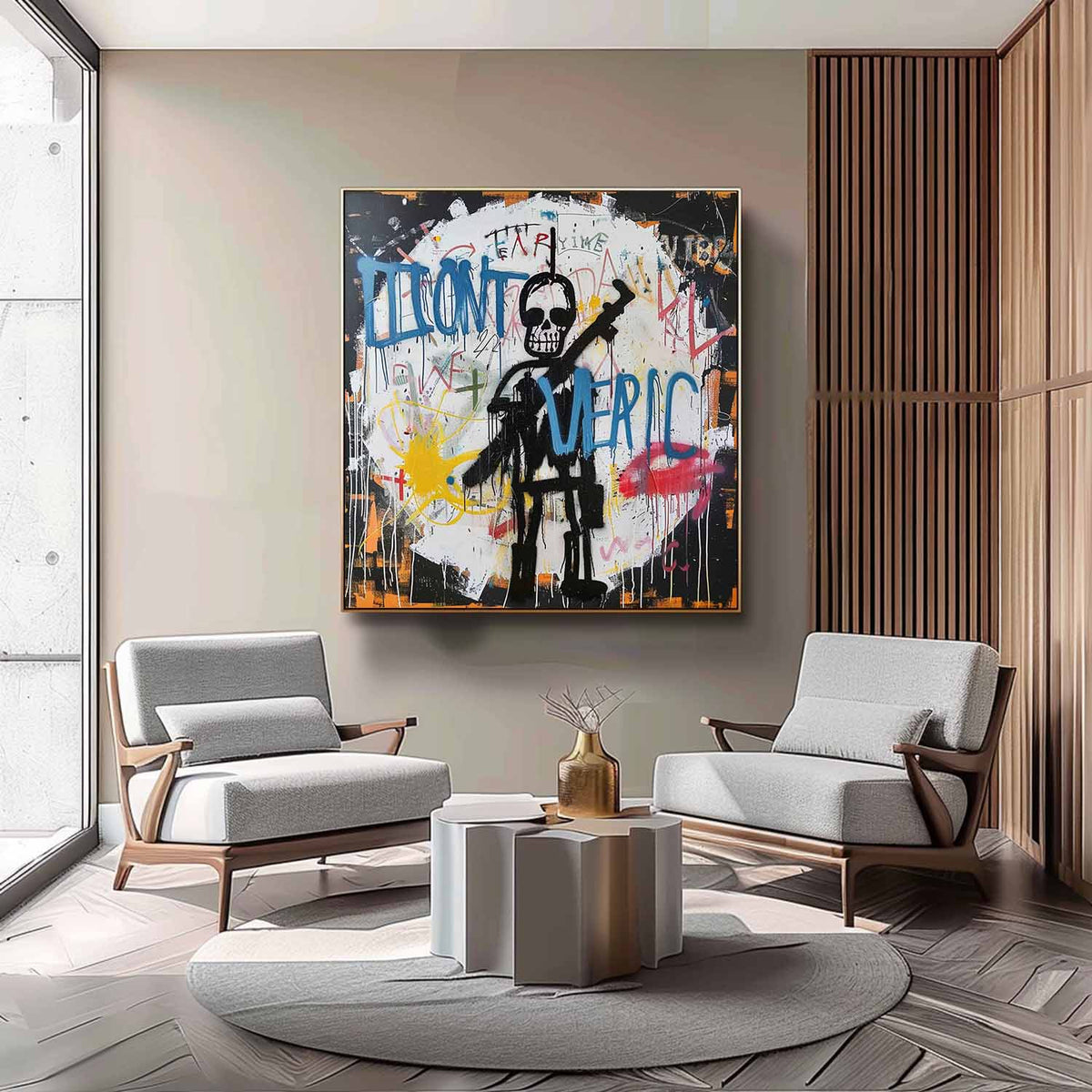 Wall Art Abstract Graffiti Street Icon Urban Contemporary