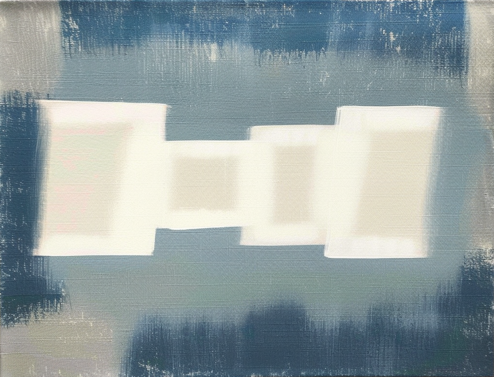 Wall Art Misty Atmospheric Abstract Soft Serene