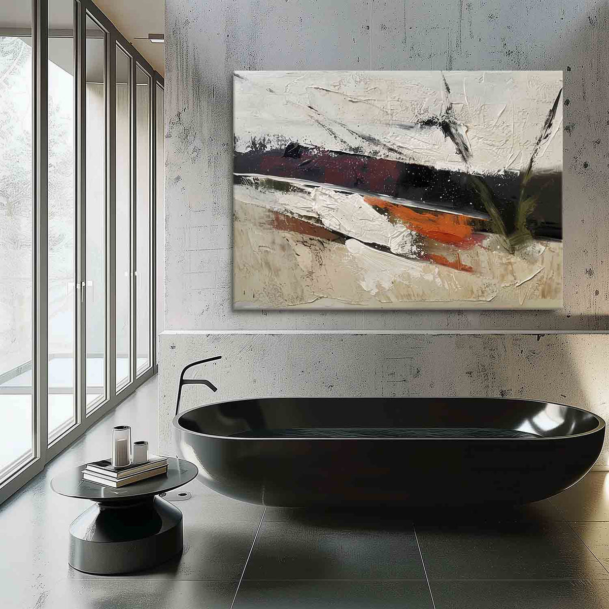 Wall Art Rectangle Abstract Textured Landscape