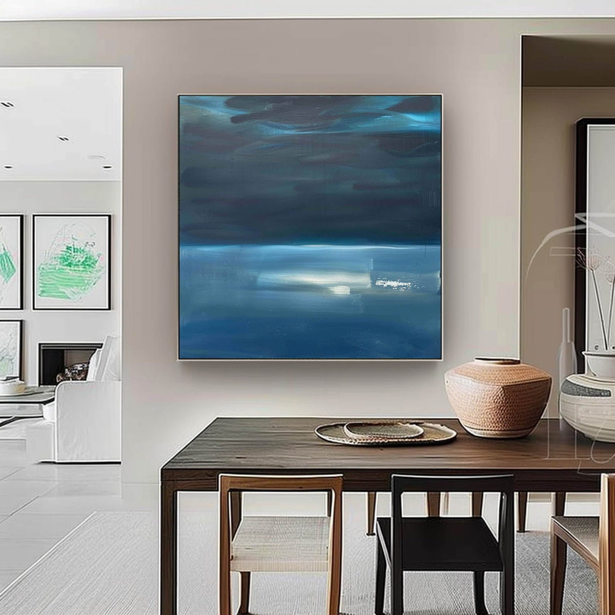 Wall Art Moody Colorful Textured Dark