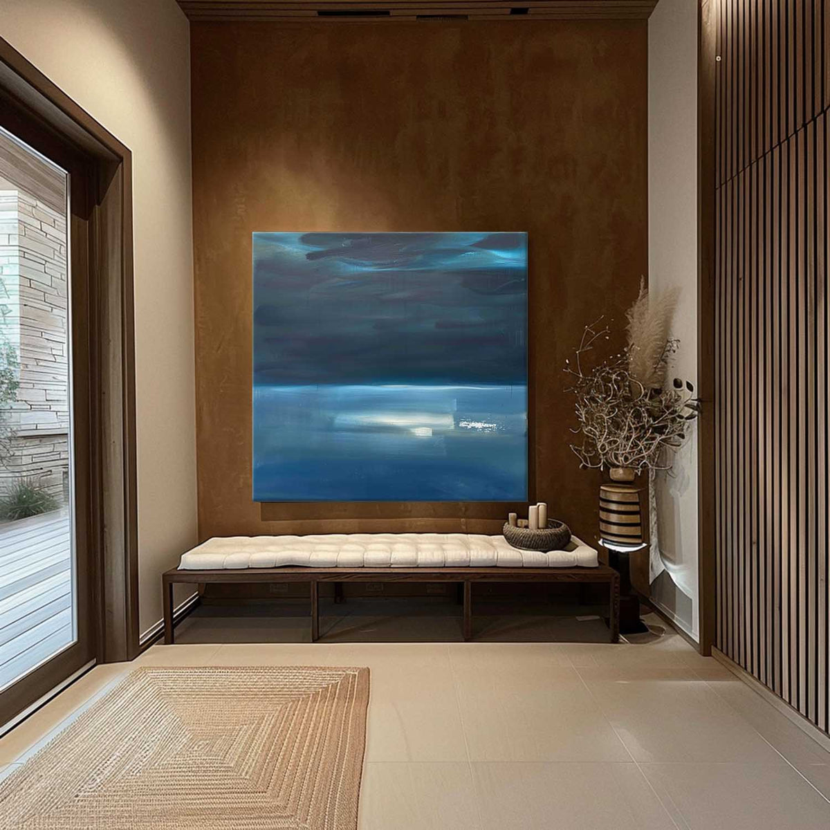 Wall Art Moody Colorful Textured Dark