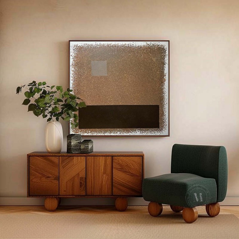 Wall Art Wabi-Sabi Geometric Warm Rustic