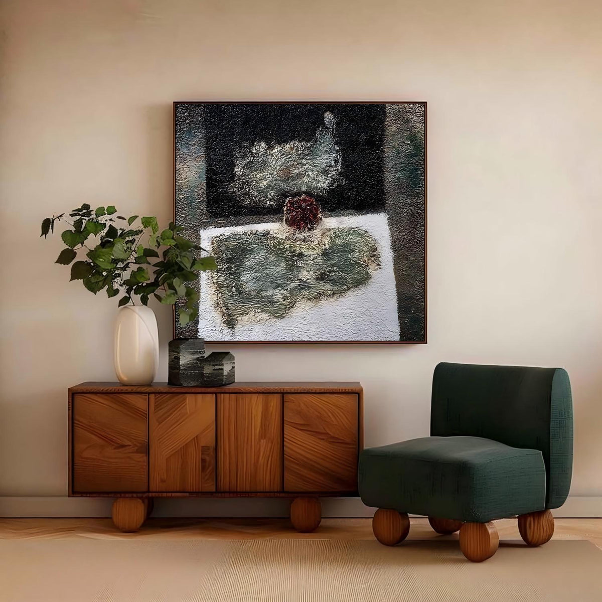 Wall Art Square Impasto Still Life