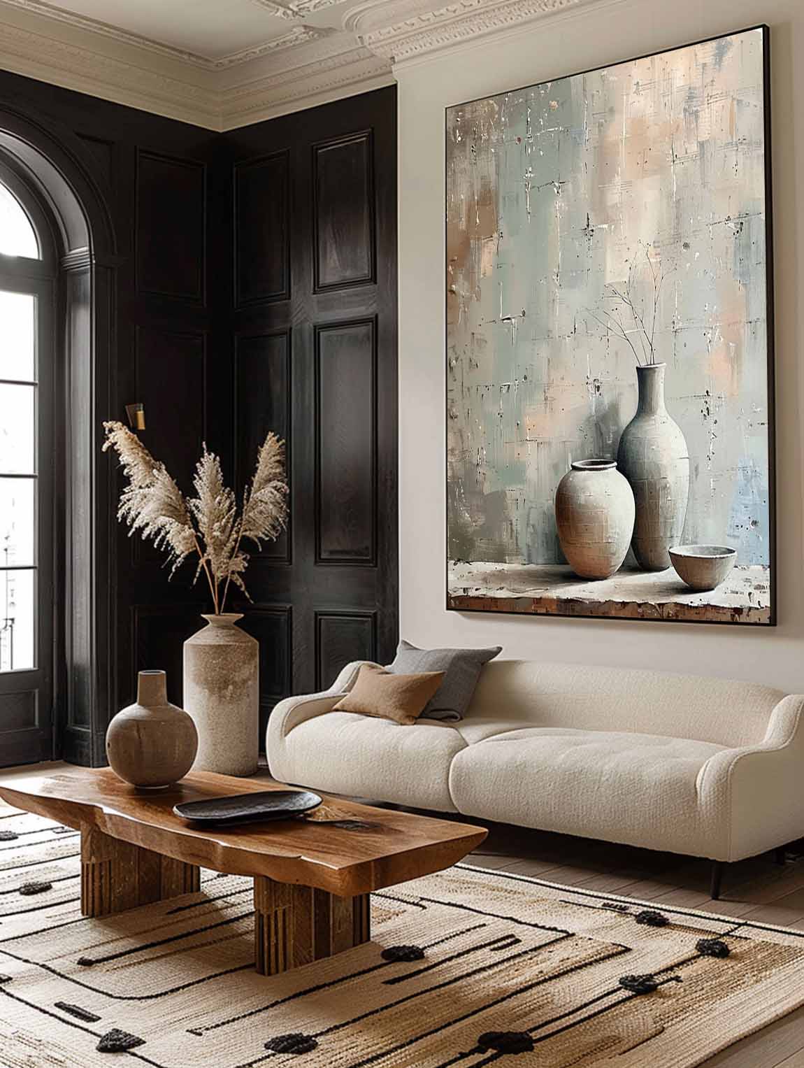 Wall Art Wabi Sabi Ceramic Trio Still Life