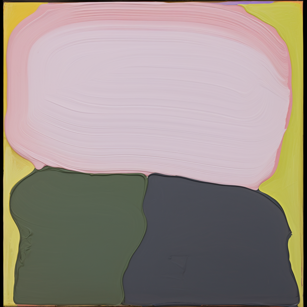 Wall Art Square Abstract Color Block Pastel