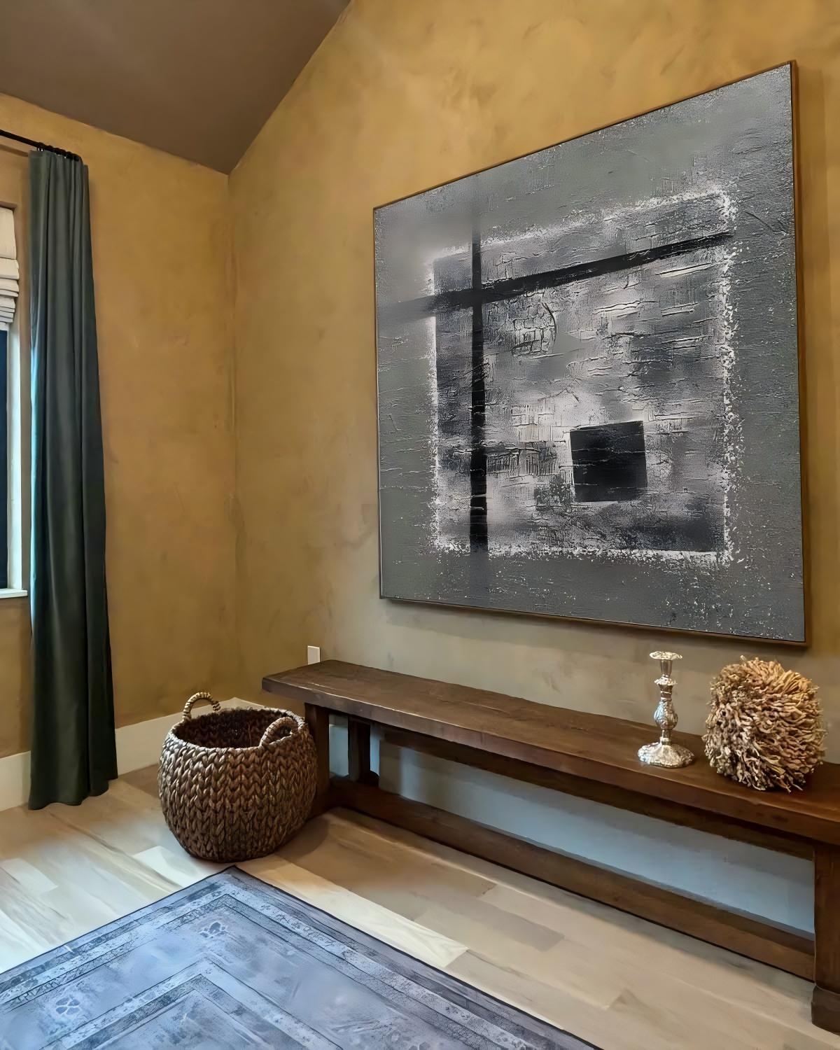 Wall Art Square Minimalist Geometric