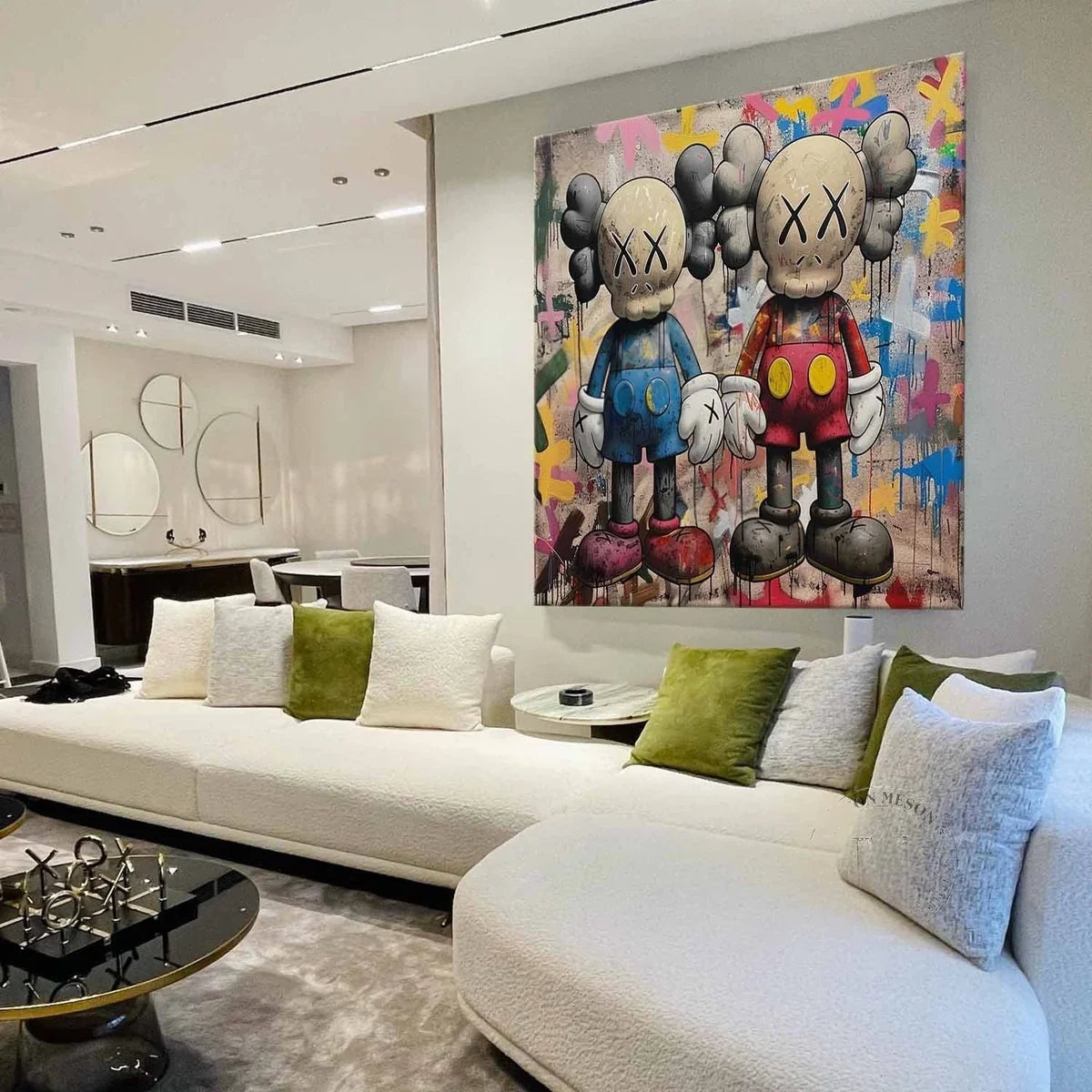 Wall Art Pop Art Graffiti KAWS Companion