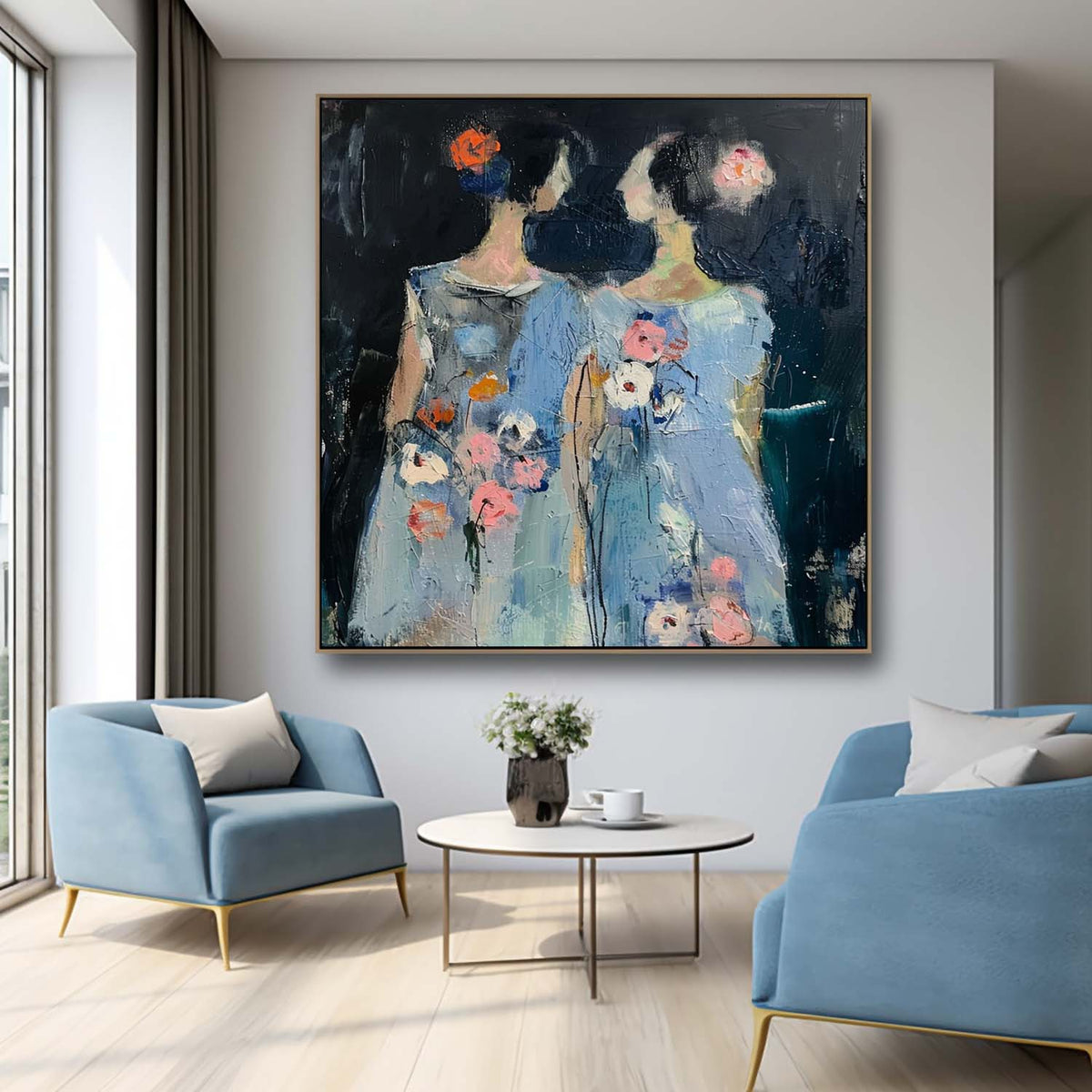 Wall Art People Calm Contemplative Contemporary
