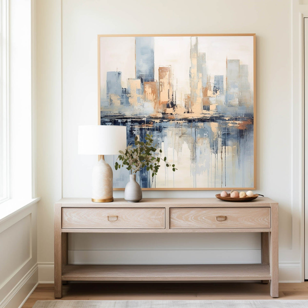 Modern Urban Scene Painting