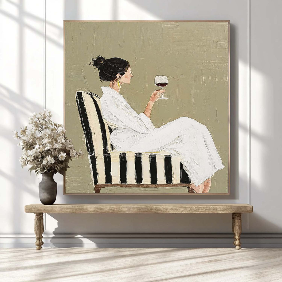 Wall Art Elegant People Contemporary Serene