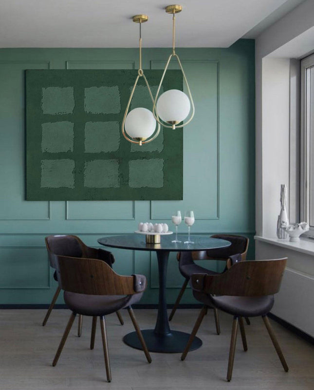 Wall Art Wabi-Sabi Wall Green Serene Calm