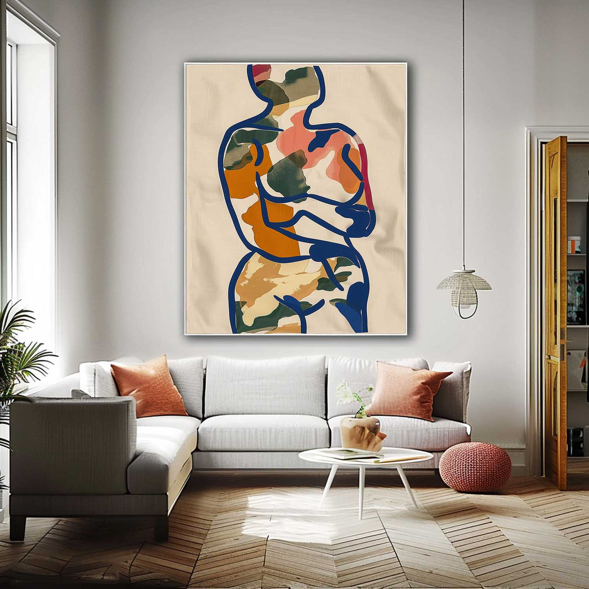 Wall Art Bold Figurative Abstract Painterly