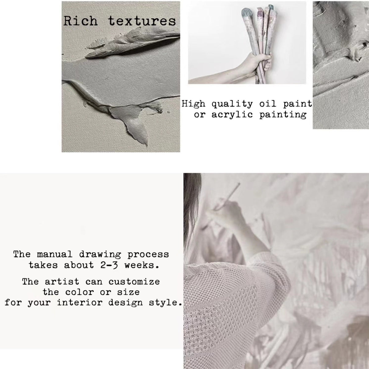 Landscape Red Gold Sunset Abstract Painting