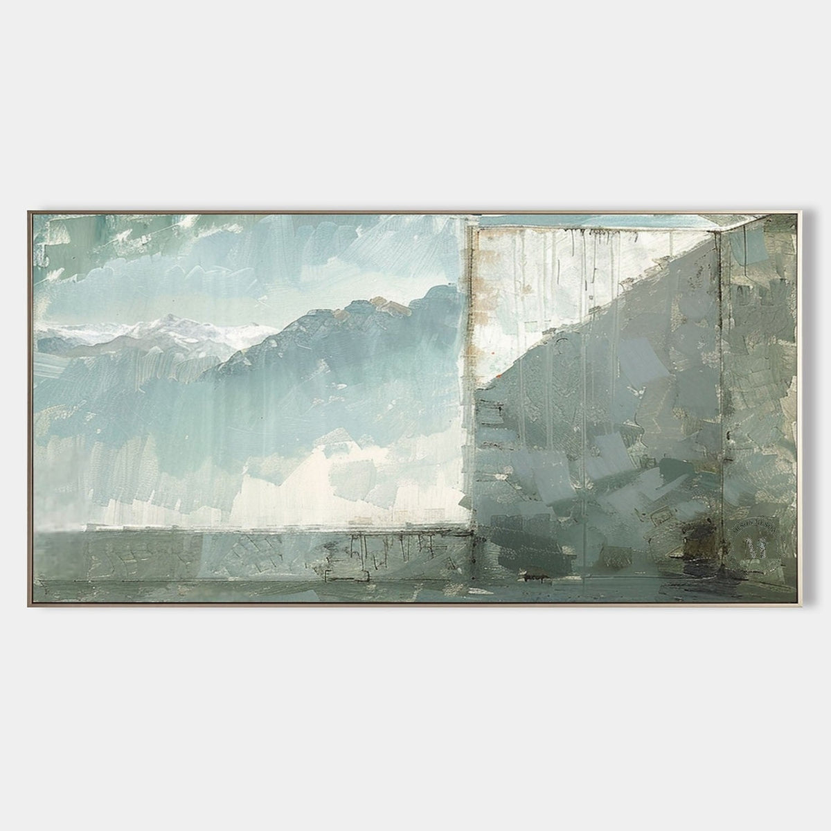 Wall Art Mountain Water Reflection Landscape