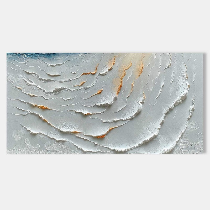 Wall Art Serene Abstract Ocean Wave Canvas