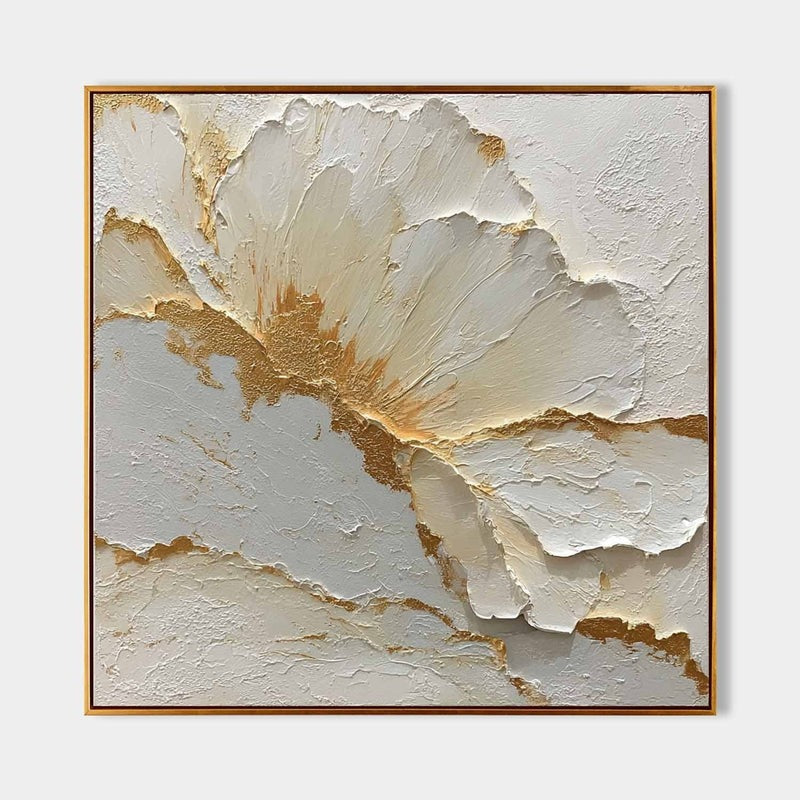 Wall Art Minimalist Textured Floral