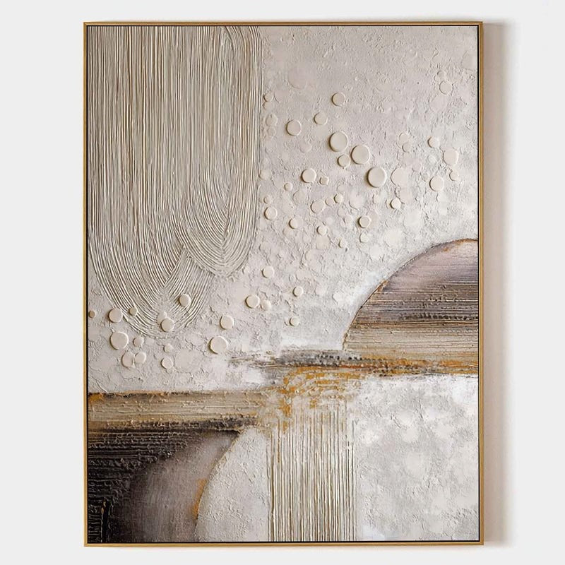 Wall Art Minimalist Bubble Abstract Vertical Lines