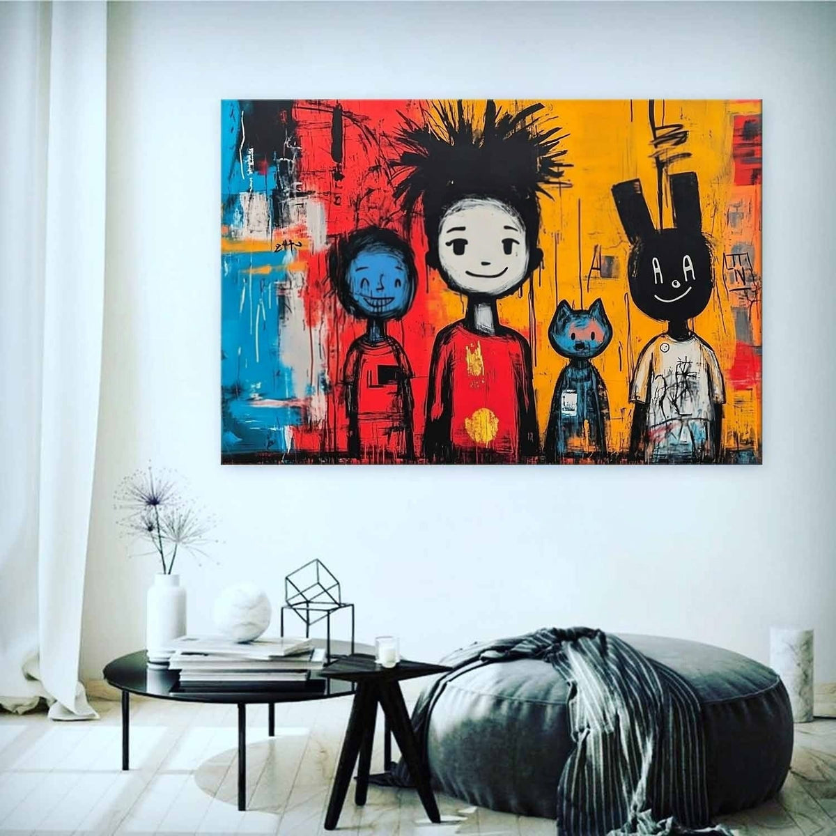 Wall Art Neo Expressionist Family