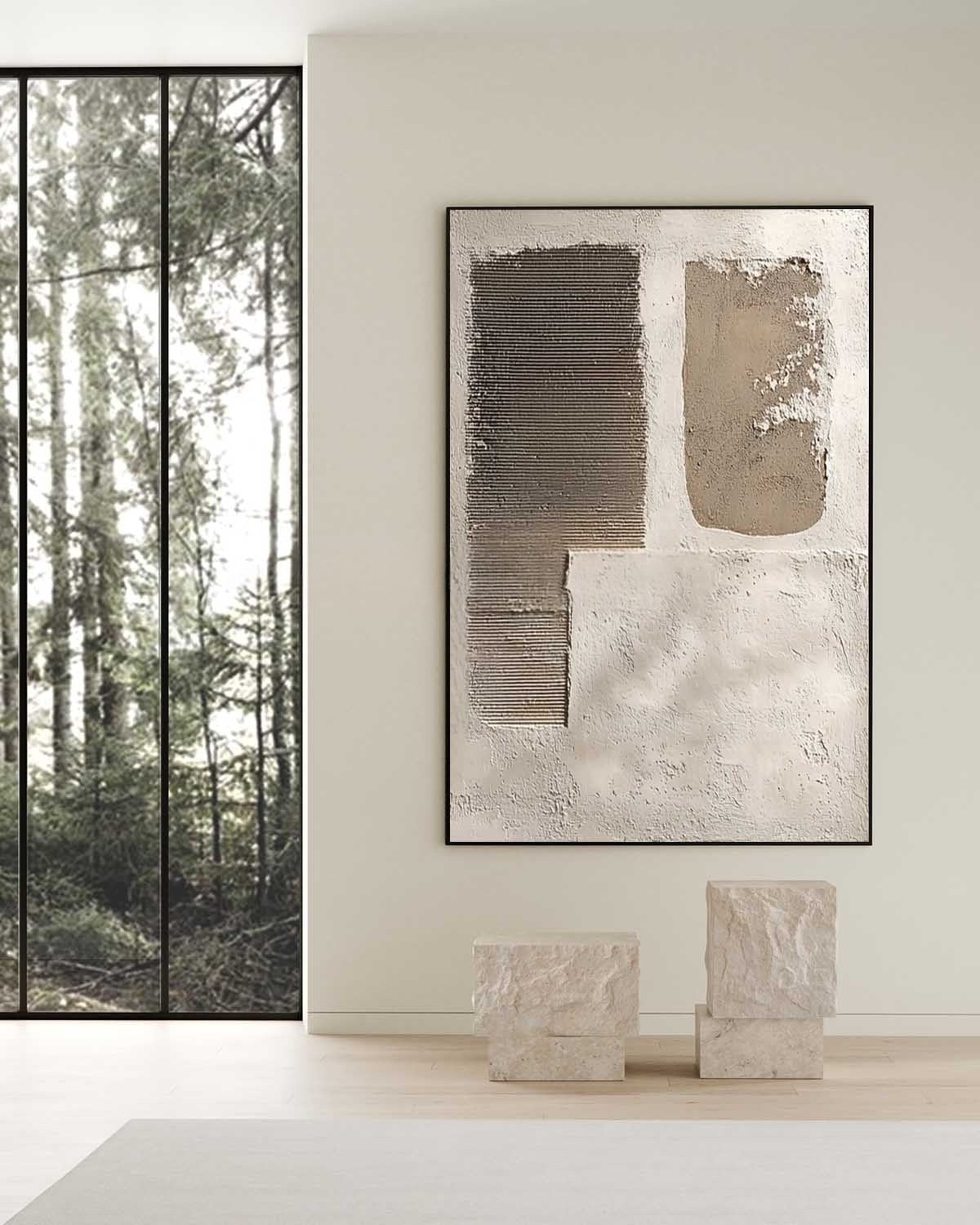 Wall Art Wabi-Sabi Painterly Raw Modern