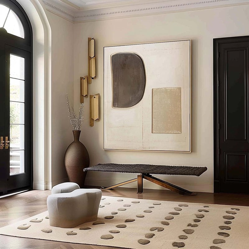 Wall Art Minimalist Geometric Relief